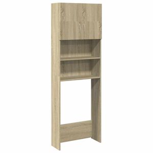 vidaXL Meuble de machine &agrave; laver Ch&ecirc;ne Sonoma Bois d'ing&eacute;nierie