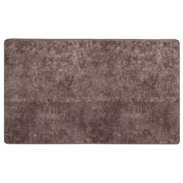vidaXL Tapis lavable antid&eacute;rapant 80x150 cm Gris