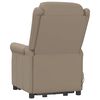 vidaXL Fauteuil de massage Cappuccino Similicuir