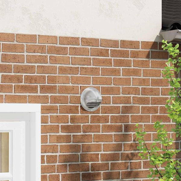 vidaXL Couvre-vent Air 8 pcs Argent 150 mm Acier inoxydable