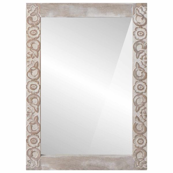 vidaXL Miroir de salle de bain Rectangulaire Blanc 70 x 50 x 2,5 cm