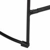 vidaXL Tabourets de bar lot de 2 noir 45x40x62 cm bois manguier massif