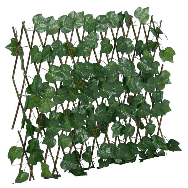 vidaXL&nbsp;Treillis de feuille de vigne artificiel extensible 190x60 cm