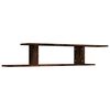 vidaXL &Eacute;tag&egrave;re TV murale Ch&ecirc;ne fum&eacute; 125x18x23 cm Bois d'ing&eacute;nierie
