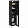vidaXL Haut Armoire 2 pcs Ch&ecirc;ne noir Bois d'ing&eacute;nierie
