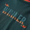 T-shirt pour enfants à manches longues vert foncé 92