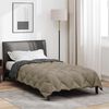 vidaXL Duvet d'hiver Gris clair et anthracite 220 x 135 cm Microfibre