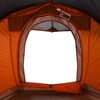 vidaXL Tente de camping &agrave; d&ocirc;me 1 personne gris et orange imperm&eacute;able