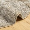vidaXL Tapis ISTAN &agrave; poils longs aspect brillant beige &Oslash; 200 cm