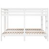 vidaXL Lit superposé triple blanc 200x200/80x200 cm bois de pin massif