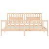 vidaXL Cadre de lit sans matelas 200x200 cm bois massif de pin