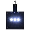 vidaXL Lampes solaires &agrave; LED carr&eacute;es d'ext&eacute;rieur 12 pcs 12 cm Noir