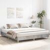 vidaXL Cadre de lit sans matelas gris b&eacute;ton 160x200 cm bois ing&eacute;nierie