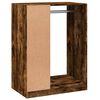 vidaXL Garde-robe chêne fumé 77x48x102 cm bois d'ingénierie