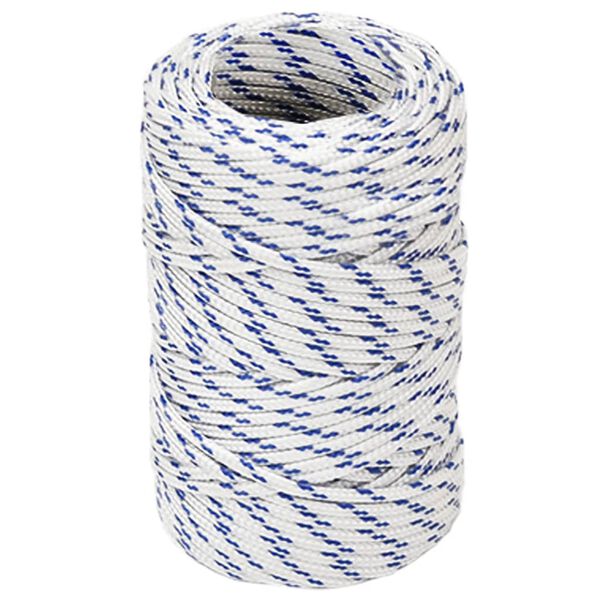 vidaXL Corde de bateau Blanc 2 mm 100 m Polypropyl&egrave;ne