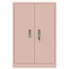 vidaXL Armoire de rangement Rose 60 x 40 x 90 cm Acier