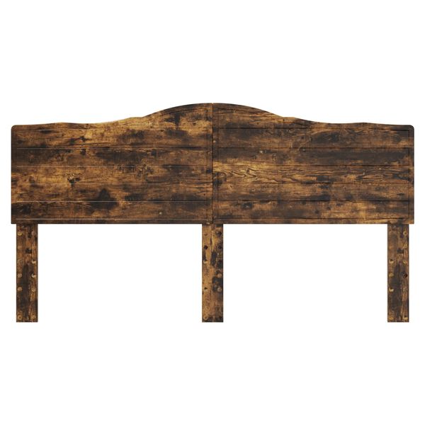 vidaXL T&ecirc;te de lit Ch&ecirc;ne fum&eacute; 200 cm Bois d'ing&eacute;nierie