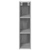 vidaXL Armoire suspendue avec stockage Gris Sonoma 20 x 29,5 x 80 cm