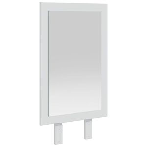 vidaxl Miroir FAUSKE Blanc 43 x 3,5 x 77 cm Rectangulaire