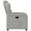 vidaXL Fauteuil inclinable électrique gris nuage tissu