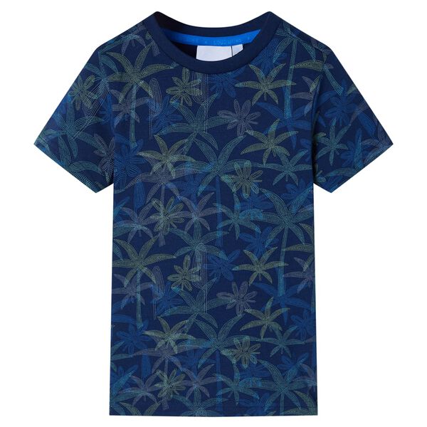 T-shirt pour enfants bleu marine 140