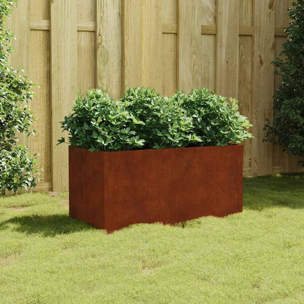 vidaXL Jardini&egrave;re 80x40x40 cm acier corten