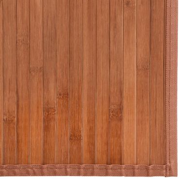 vidaXL Tapis rectangulaire marron 60x300 cm bambou