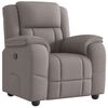 vidaXL Fauteuil inclinable Taupe Tissu