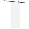 vidaXL Porte coulissante ORKDAL Blanc 93 x 232 cm Pin massif