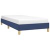 vidaXL Cadre de lit sans matelas bleu 100x200 cm tissu