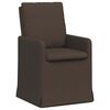 vidaXL Chaises de salle &agrave; manger 2 pc Lin Gris fonc&eacute; 57 x 67 x 98 cm