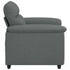 vidaXL Fauteuil gris foncé 60 cm tissu
