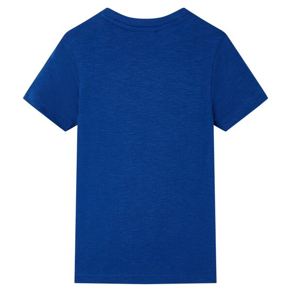 T-shirt pour enfants bleu fonc&eacute; 116