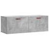 vidaXL Armoire murale gris b&eacute;ton 100x36,5x35 cm bois d'ing&eacute;nierie