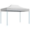 vidaXL Tente de r&eacute;ception pliable professionnelle 280x410x315 cm Acier Blanc