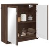 vidaXL Armoire Miroir de Salle de Bain Ch&ecirc;ne brun 60 x 20 x 60 cm