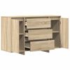 vidaXL Buffet Ch&ecirc;ne Sonoma 120 x 41 x 75 cm Bois d'ing&eacute;nierie
