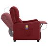 vidaXL Fauteuil de massage Rouge bordeaux Tissu
