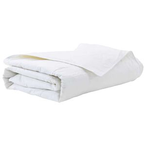 vidaXL Duvet d'&eacute;t&eacute; simple Blanc 135 x 200 cm Plume