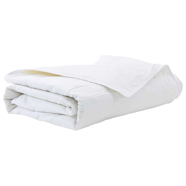 vidaXL Duvet d'été simple Blanc 135 x 200 cm Plume