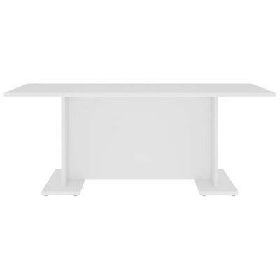 vidaXL Table basse Blanc 103,5x60x40 cm Aggloméré