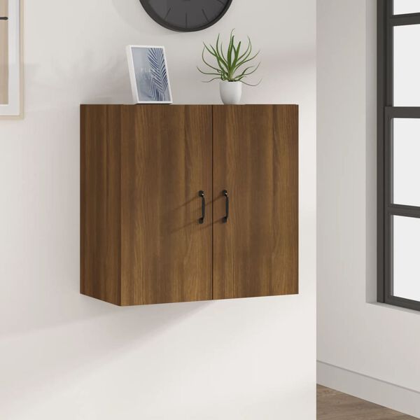 vidaXL Armoire murale Chêne marron 60x31x60 cm Bois d'ingénierie