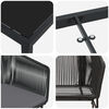 vidaXL Ensemble de salle &agrave; manger pour jardin 9 pcs Noir Poly rotin