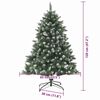 vidaXL Sapin de Noël artificiel avec 150 LED Vert 85 x 85 x 120 cm