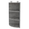 vidaXL &Eacute;tag&egrave;re d'angle murale Gris b&eacute;ton 30x31,5x60 cm Agglom&eacute;r&eacute;