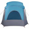 vidaXL Tente de camping de cabine 5 personnes bleu imperm&eacute;able