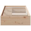 vidaXL Lit de jour sans matelas 100x200 cm bois de pin massif