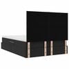 vidaXL Lit avec rangement et matelas Noir 140 x 190 cm Velours