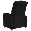 vidaXL Fauteuil de massage Noir Tissu