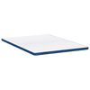vidaXL Surmatelas Blanc 140 x 200 cm Tissu jacquard